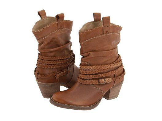 Leather Boots With Braided Details