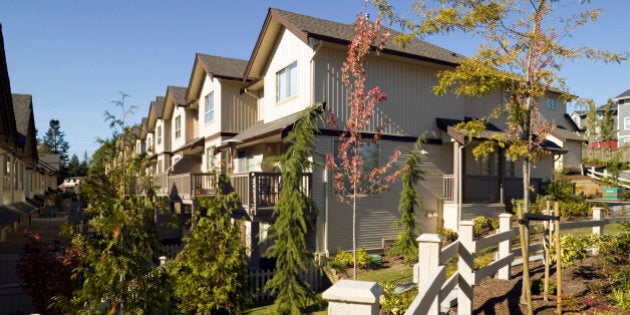 exterior townhouse neighbourhood vancouver british columbia real estate