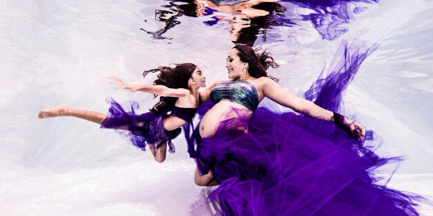 mermaid pregnancy shoot