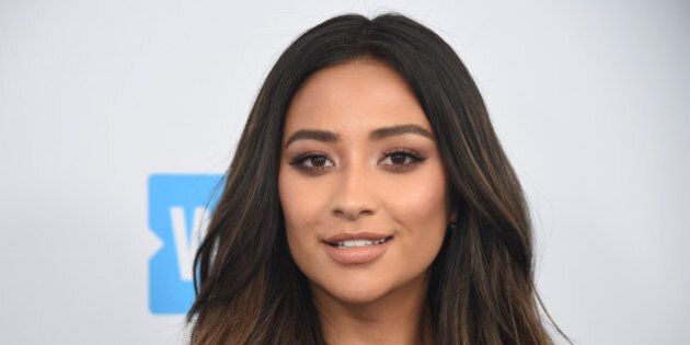 Shay Mitchell attends the WE Day event in Los Angeles, California, U.S., April 27, 2017. REUTERS/Phil McCarten