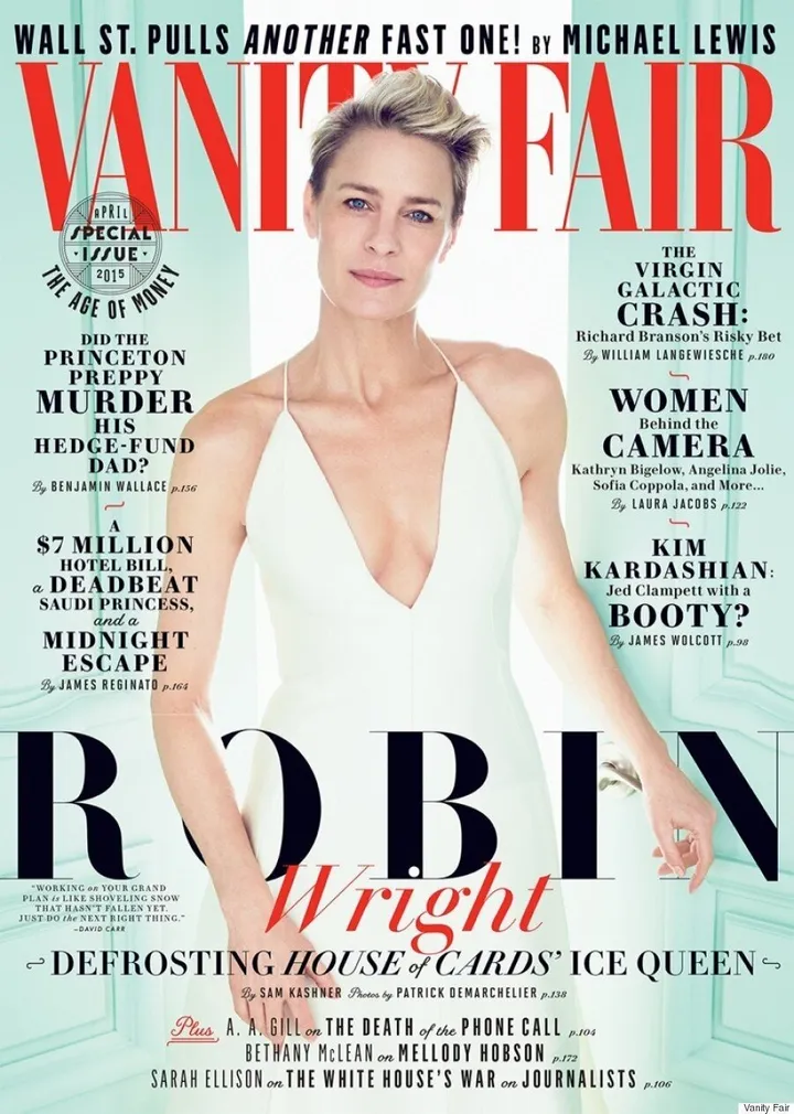 Robin Wright, House of Cards's Claire Underwood, is Vanity Fair's