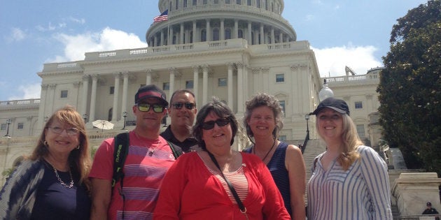 Varvara Olson and Maren Mentor, International Visitor Liaisons with members of the Canadian delegation of Healing the Wounds of Trafficking: A Project for Canada hosted by the U.S. State Department - Anthony Morissette, Peter Moriera, Bonnie Brayton and Larissa Maxwell. (Missing: Isabelle Nelis)