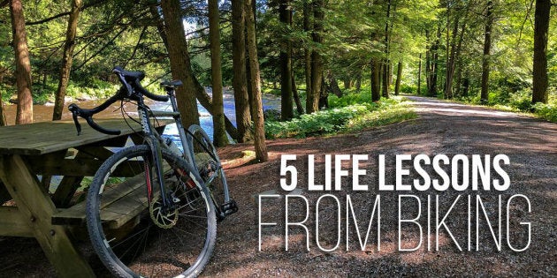 The parallels between life and biking. 5 life lessons I learned on my cycling journeys that help me in my daily life.