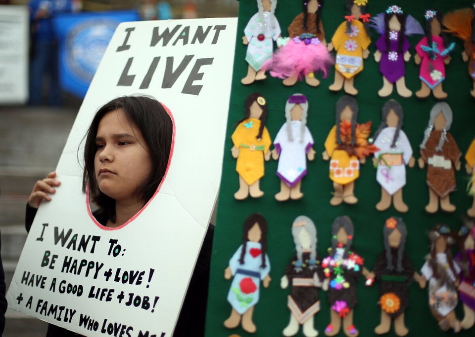 Protest For Murdered, Missing Aboriginal Women