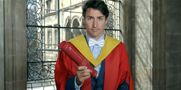 Prime Minister Justin Trudeau, is awarded an honorary degree at the University of Edinburgh on July 5, 2017 in Endinburgh, Scotland.
