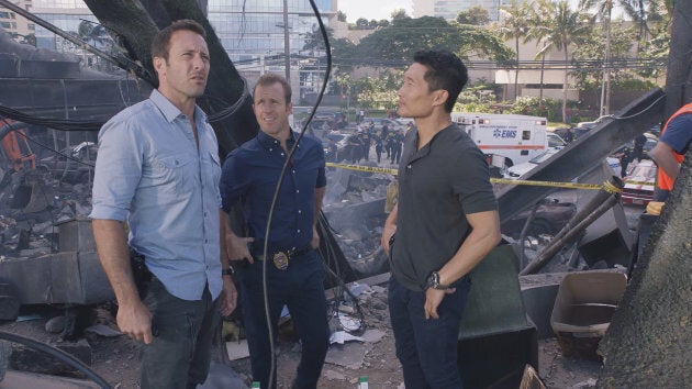 Alex O'loughlin as Steve McGarrett, Scott Caan as Danny 'Danno' Williams, and Daniel Dae Kim as Chin Ho Kelly. (Photo by CBS via Getty Images)