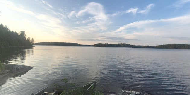 Big Trout Lake in Algonquin Park.