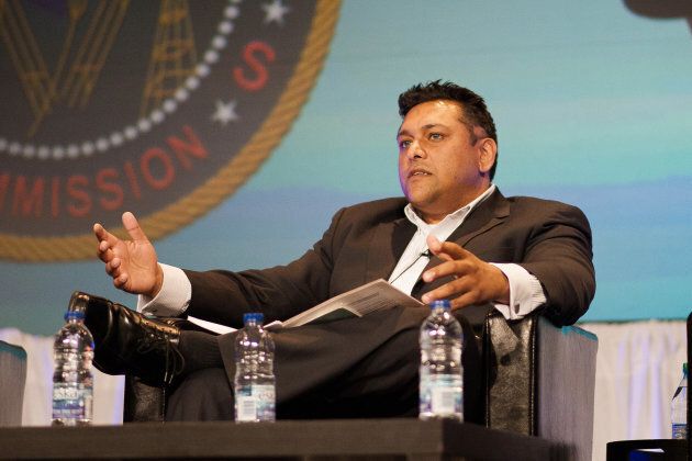 Raj Shoan, commissioner of the Canadian Radio-Television and Telecommunications Commission (CRTC), speaks during a panel discussion at the Canadian Telecom Summit in Toronto, Ont., on June 6, 2016.