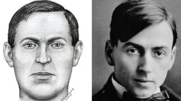 Victoria Lywood sketched the drawing on the left based on the skull found in Thomson's first grave. It looks very similar to Thomson himself.