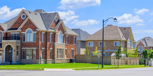 Custom built luxury house in the suburbs of Toronto, Canada.