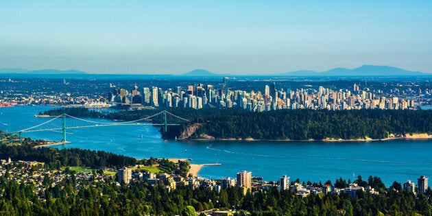 An aerial view of Vancouver. The city has fallen behind Toronto and Montreal in Chinese foreign buyer interest.