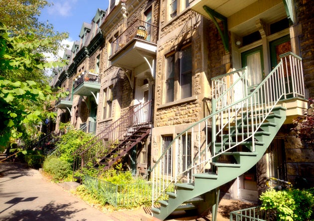 Brownstones on Montreal's Saint Louis Square. The city is an increasingly popular destination for foreign buyers.