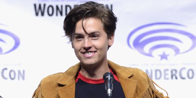 Actor Cole Sprouse on the 'Riverdale' panel at WonderCon at the Anaheim Convention Center on March 31, 2017 in Anaheim, Calif.