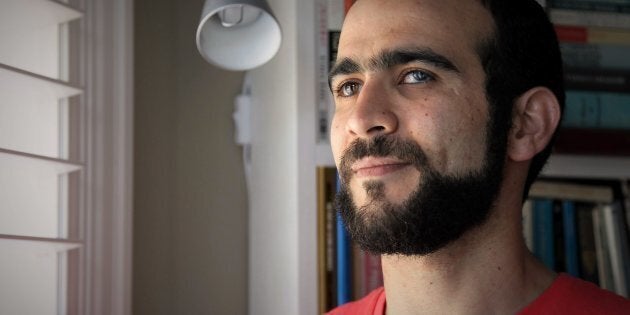 Former Guantanamo Bay prisoner Omar Khadr, 30, is seen at a home in Mississauga, Ont., on July 6, 2017.