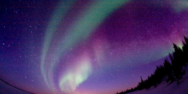 The northern lights are pictured in 2006 in northern Manitoba.