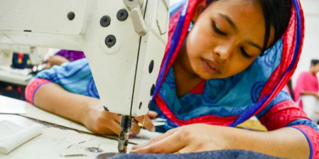 Bithi and many teenagers like her work long hours for little pay in Bangladesh's clothing factories.