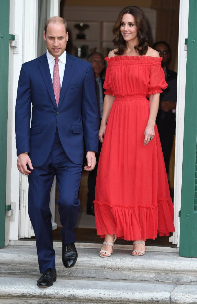 Catherine, Duchess of Cambridge and Prince William, Duke of Cambridge attend The Queen's Birthday Party at the British Ambassadorial Residence during an official visit to Poland and Germany on July 19, 2017 in Berlin.