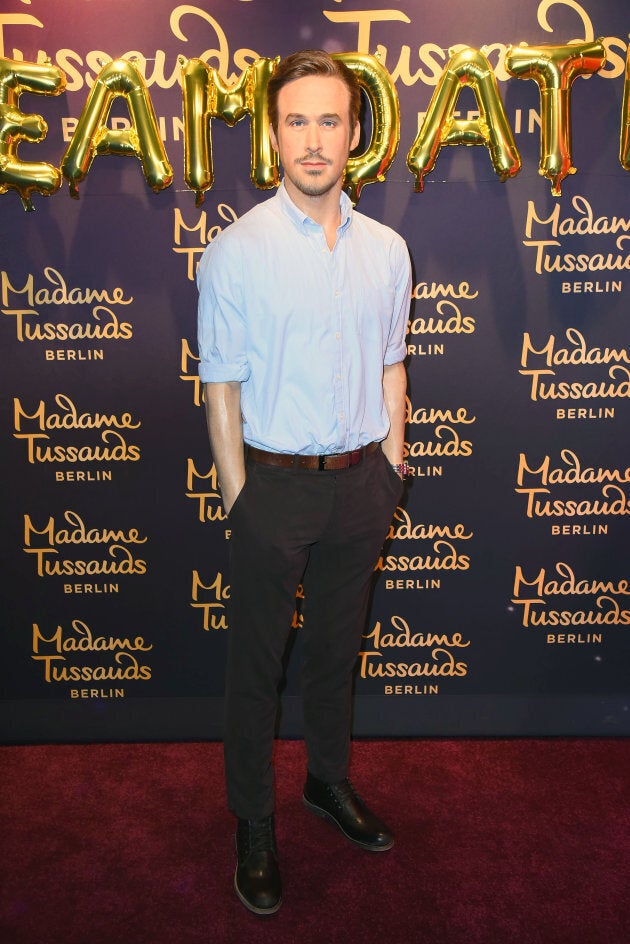 Ryan Gosling's wax figure at Madame Tussauds in Berlin, Germany. (Photo by Tristar Media/Getty Images)