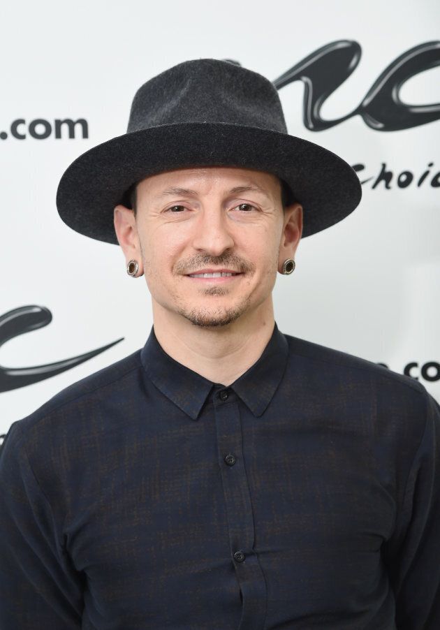 Musician Chester Bennington of the band Linkin Park visits Music Choice at Music Choice Studios on February 21, 2017 in New York City. (Photo by Michael Loccisano/Getty Images)