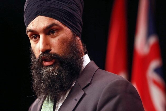 Brampton MPP and deputy Ontario NDP leader Jagmeet Singh at a news conference at Queen's Park, Oct. 28, 2015.