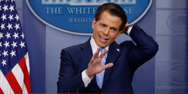 New White House communications director Anthony Scaramucci addresses media.