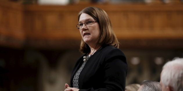 Canada's Health Minister Jane Philpott speaks during Question Period in the House of Commons on Parliament Hill in Ottawa, Canada, January 28, 2016.