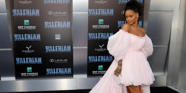 Cast member Rihanna at the premiere for