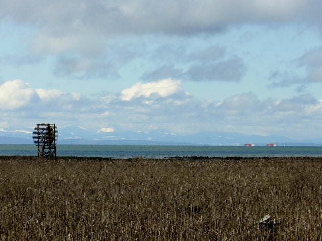 West Dyke Trail along Fraser River, Richmond, B.C.