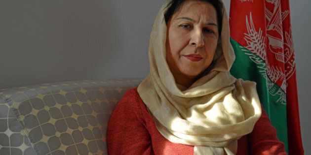 Afghanistan’s envoy, Shinkai Karokhail at the Embassy of Afghanistan in Ottawa December 2016