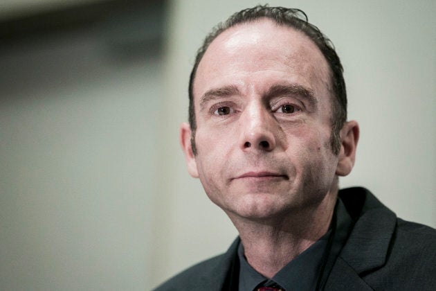 Timothy Ray Brown, known as the 'Berlin Patient' and the only person to have been cured of AIDS, holds a press conference to announce the launch of the Timothy Ray Brown Foundation at the Westin City Center hotel on July 24, 2012 in Washington, D.C.