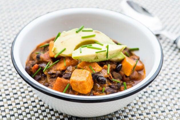 Smoky Black Bean and Sweet Potato Chili.