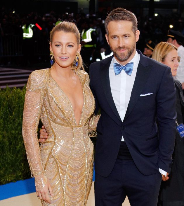 Blake Lively and Ryan Reynolds at the Metropolitan Museum of Art on May 1, 2017 in New York City. (Photo by Jackson Lee/FilmMagic)
