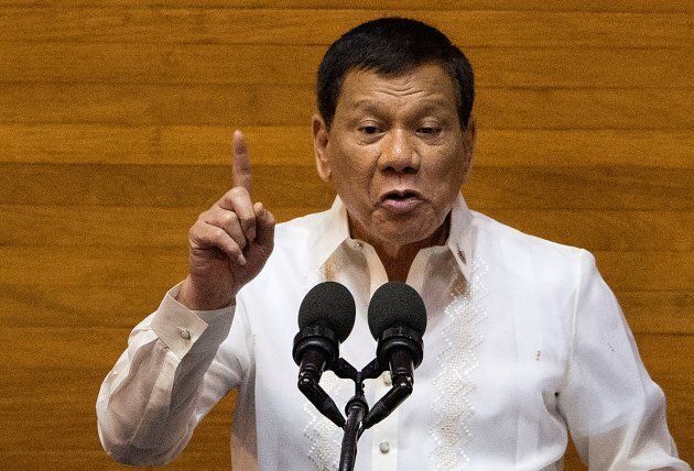 Philippine President Rodrigo Duterte told the Philippines' Congress last week that those involved in drug trafficking would face "either jail or hell".