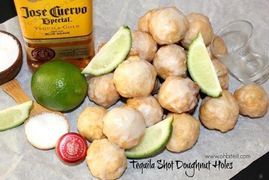 Tequila Shot Doughnut Holes