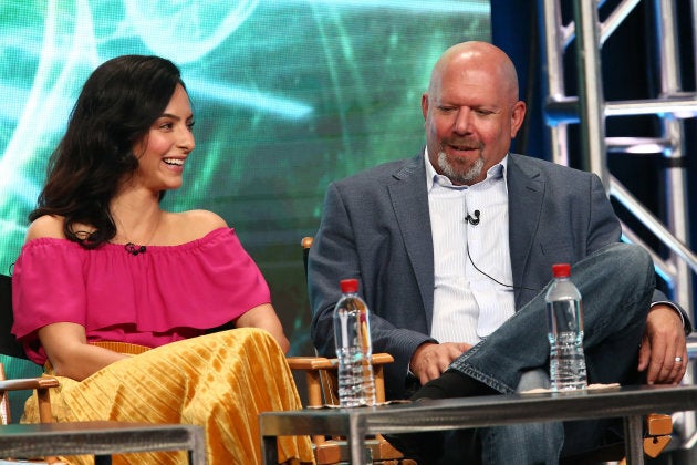 Tala Ashe and Marc Guggenheim attend the 2017 Summer Television Critics Association Tour at The Beverly Hilton Hotel on Wednesday in Beverly Hills, Calif.