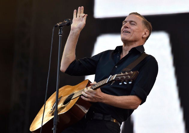Bryan Adams sings during the closing ceremony for the Invictus Games at the Olympic Park in east London, September 14, 2014.