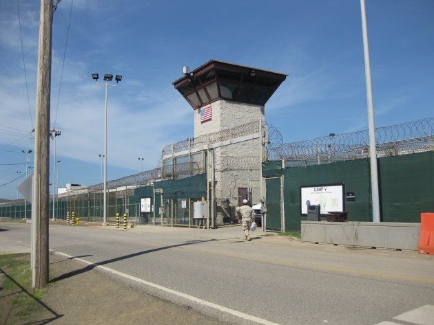 The Camp VI entrance to Guantanamo, where Omar Khadr's flawed military trial proceedings were held in 2010.