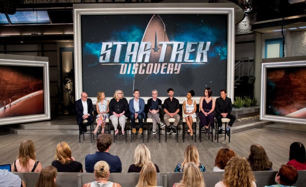 A panel session for the new CBS All Access show, "Star Trek: Discovery," at the TCA presentations at CBS Studio Center in Los Angeles, August 1, 2017.