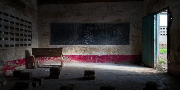 Tshinyama Primary School is one of four schools plundered during the conflict between Kamuina Nsapu movement rebels and the police in March 2017.