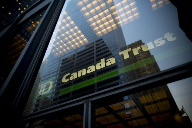 Signage is displayed on a Toronto-Dominion Bank (TD) building in Toronto, Ont., on Friday, May 19, 2017.