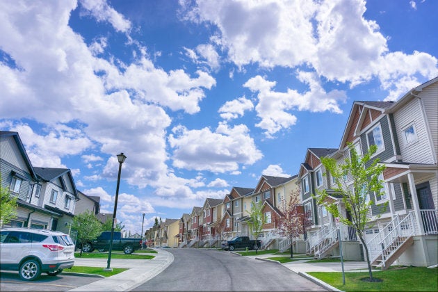 Suburbs in Calgary, Alta.