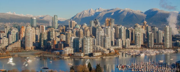 The downtown core of Vancouver, B.C.