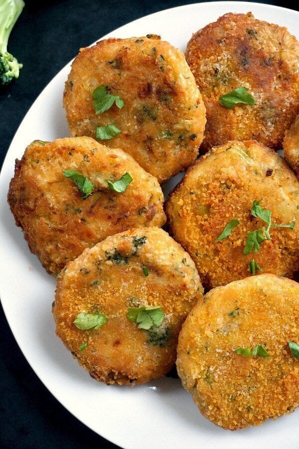 Chickpea Potato Broccoli Patties