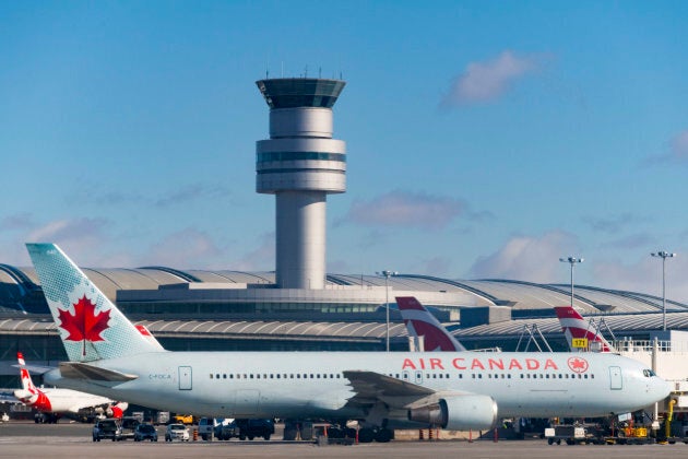 An Air Canada plane at Toronto's Pearson International Airport. Air Canada took a hit to its image this summer when it bumped a 10-year-old off a flight out of P.E.I.