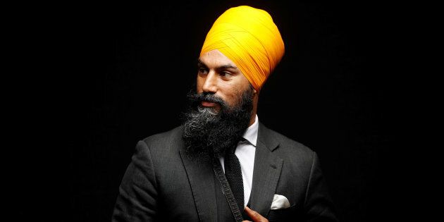 NDP leadership candidate Jagmeet Singh poses for a picture in Brampton, Ont. on July 13, 2017.