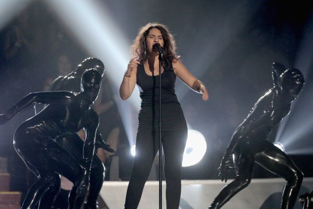 Alessia Cara performs onstage during the 2017 MTV Video Music Awards at The Forum on August 27, 2017 in Inglewood, California. (Photo by Christopher Polk/MTV1617/Getty Images for MTV)