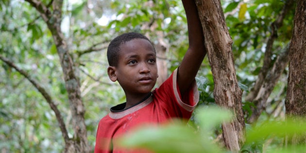 Joseph is a child from Ethiopia who won't be going back to school this fall.