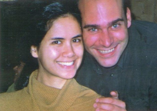 Guy Caron and his wife, Valerie, in 2005.