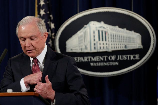 U.S. Attorney General Jeff Sessions speaks at a news conference to address the Deferred Action for Childhood Arrivals (DACA) program at the Justice Department in Washington, U.S., Sept. 5, 2017.