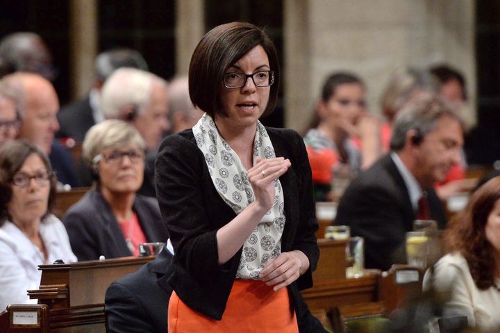 NDP MP Niki Ashton asks a question during Question Period in the House of Commons in Ottawa on June 4, 2015.